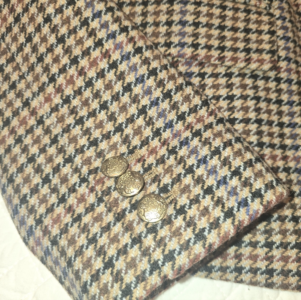 J. Crew Wool-Blend Schoolboy Blazer In Houndstooth Women's Size 6 - Picture 11 of 11